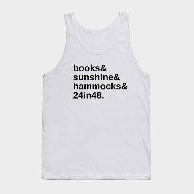 Summer 24in48 - Limited Edition! Tank Top by the24in48readathon